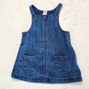 Carter’s Baby Girl Denim Jumper Dress, 9 months